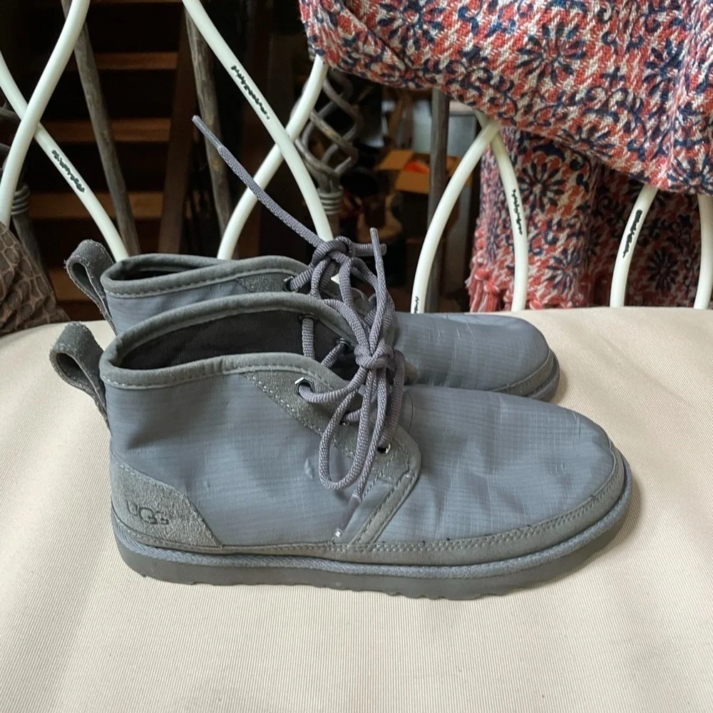 Ugg Neumel Ripstop Chukka Boot Grey Size 6‎